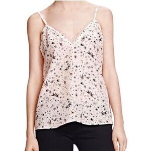 The Kooples tattoo print on silk camisole size S